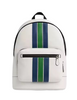 Coach West Backpack With Varsity Stripe Chalk