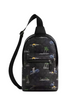 Coach West Pack In Signature Canvas With Surf Print Charcoal