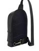 Coach West Pack In Signature Canvas With Varsity Stripe Charcoal Denim Chalk