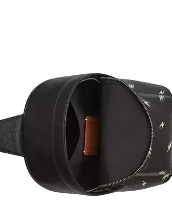 Coach West Pack With Lightning Bolt Print Black