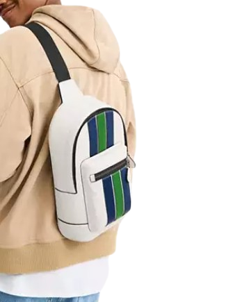 Coach West Pack With Varsity Stripe Chalk