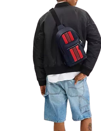 Coach West Pack With Varsity Stripe Midnight Navy