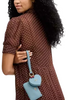 Coach Wristlet And Heart Pouch With Charm Light Blue 