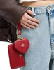 Coach Wristlet And Heart Pouch With Charm Poppy