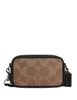 Coach Wyatt Crossbody Bag In Blocked Signature Canvas Sand Tan