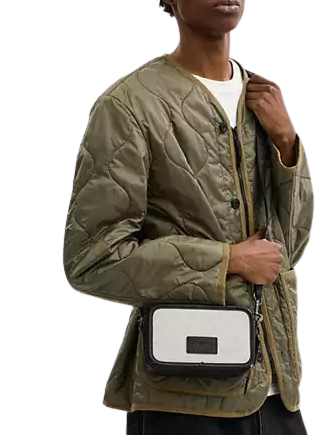 Coach Wyatt Crossbody Bag In Signature Canvas Chalk Black
