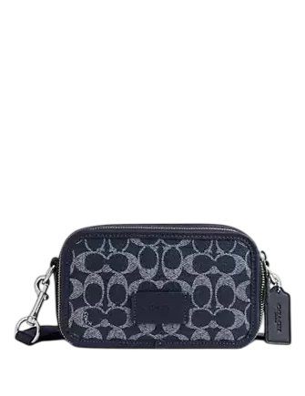 Coach Wyatt Crossbody Bag In Signature Canvas Denim Chalk
