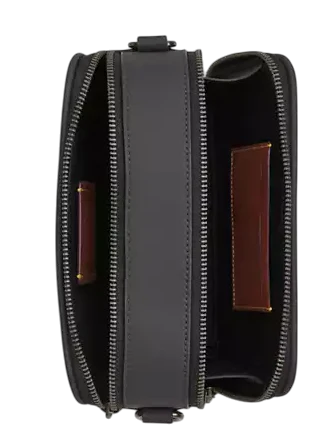 Coach Wyatt Crossbody Bag In Signature Canvas Gunmetal