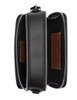 Coach Wyatt Crossbody Bag In Signature Canvas With Varsity Stripe Black