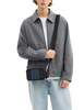 Coach Wyatt Crossbody Bag In Signature Canvas With Varsity Stripe Black