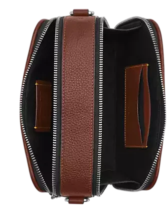 Coach Wyatt Crossbody Bag In Signature Leather Vintage Brown