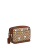 Coach X Peanuts Jamie Camera Bag In Signature Canvas With Snoopy Print Tan Brown
