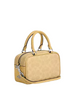 Coach X Peanuts Satchel Crossbody Bag In Signature Canvas With Charlie Brown  Hay 