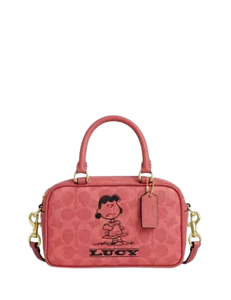 小物 COACH x PEANUTS COACH X PEANUTS TRACK PACK 14 WITH SNOOPY MOTIF CE602 NWT