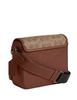 Coach X Peanuts Sullivan Flap Crossbody Bag In Signature Canvas With Patches Tan