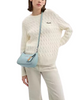 Coach X Peanuts Teri Shoulder Bag With Franklin Light Blue