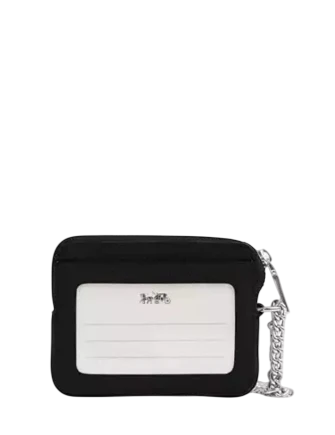 Coach Zip Card Case Black