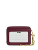 Coach Zip Card Case Dark Cherry