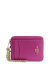 Coach Zip Card Case Magenta