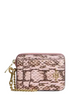 Coach Zip Card Case Pink