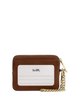 Coach Zip Card Case Warm Brown