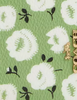 Coach Zip Card Case With Floral Print Kelly Green