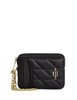 Coach Zip Card Case With Quilting Black