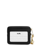 Coach Zip Card Case With Quilting Black