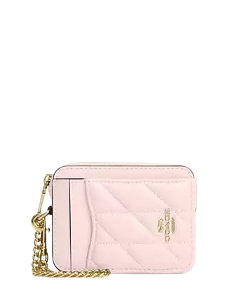 Coach Zip Card Case With Quilting | Brixton Baker