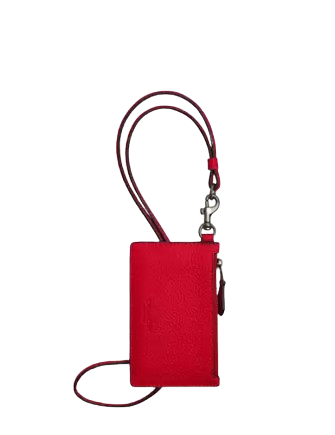 Coach Zip Lanyard Card Case