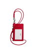 Coach Zip Lanyard Card Case Bold Red
