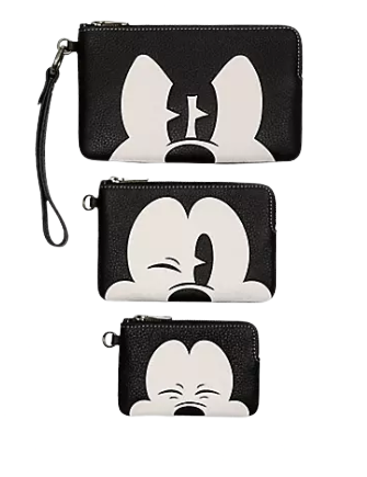 【2024福袋】 Coach Disney X Coach Corner Zip Trio With Mickey Mouse Faces 小物