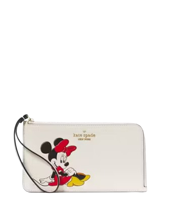 Kate Spade New York Disney X Kate Spade New York Minnie Medium L-Zip Wristlet