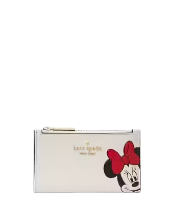 Kate Spade New York Disney X Kate Spade New York Minnie Small Slim Bifold Wallet