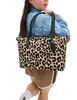 Coach Gallery Tote Bag With Leopard Print
