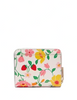 Kate Spade New York Boxed Madison Strawberry Garden Small Zip Around Bifold Wallet