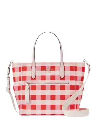 Kate Spade New York Chelsea Gingham Medium Satchel