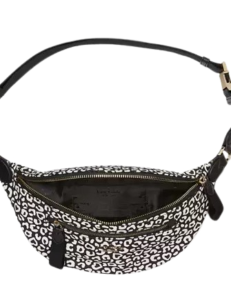 Kate Spade New York Chelsea Leopard Heart Belt Bag