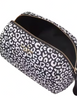 Kate Spade New York Chelsea Leopard Heart Medium Cosmetic Case
