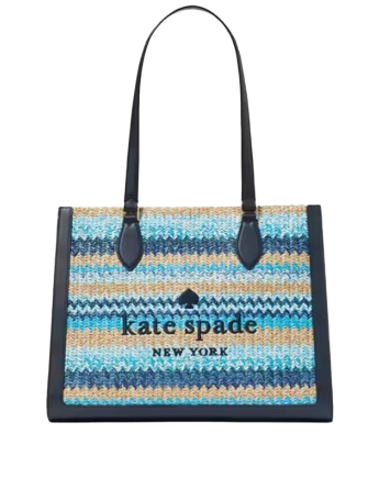 【kate spade NEW YORK】 ストライプ柄トートバッグ 国内即発 マンハッタン ストライプ スモール トート | トートバッグ