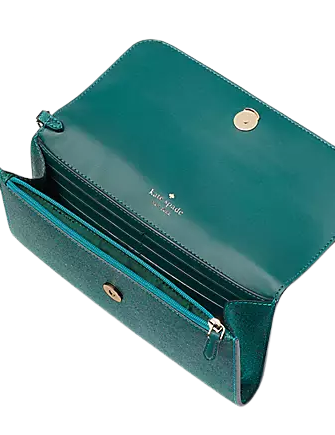 Kate Spade New York Glimmer Medium Flap Wristlet
