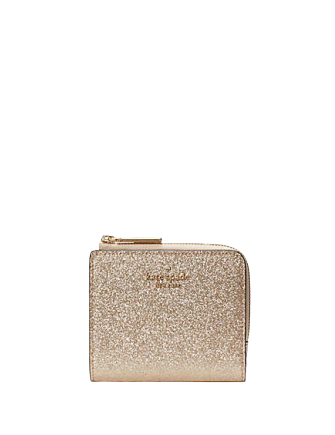 Kate Spade New York Glimmer Boxed Small L-zip Wallet