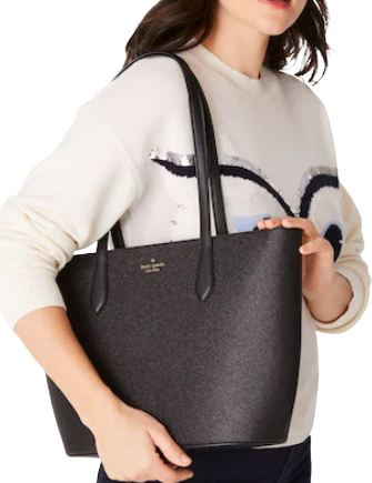 Kate spade discount black sparkle tote