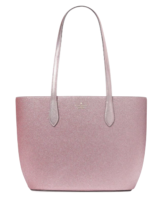 【kate spade】キラキラ Glimmer トートバッグ ケイトスペード グリマー グリッター ミックスド マテリアル サッチェル