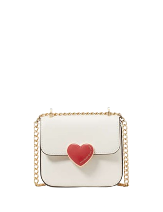 Kate Spade New York Heart Hardware Micro Flap Crossbody