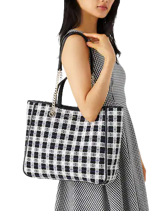 Kate Spade Houndstooth Tote Bags for Women