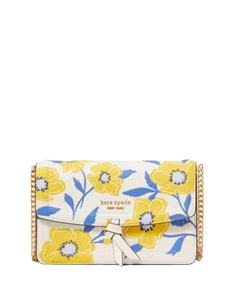 Kate Spade New York Knott Sunshine Floral Flap Crossbody