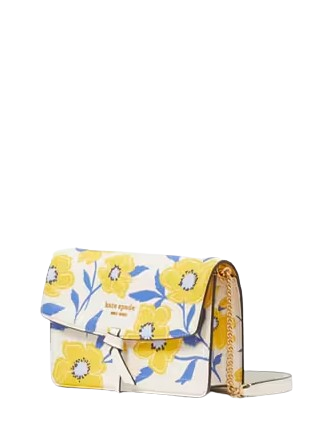 Kate Spade New York Knott Sunshine Floral Flap Crossbody