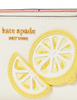 Kate Spade New York Lemon Drop Applique Small Slim Bifold Wallet