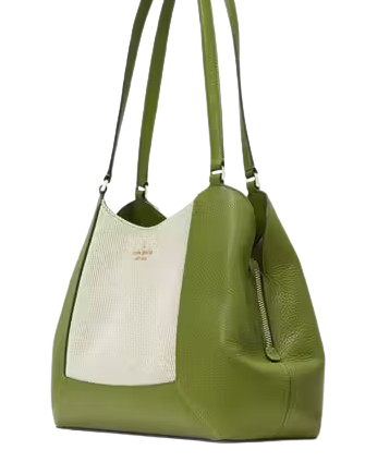 Kate Spade New York Lena Canvas Colorblock Triple Compartment Shoulder Bag